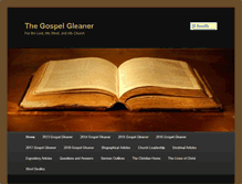 Tablet Screenshot of gospelgleaner.com